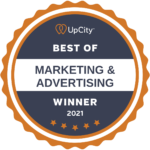 UPCity SEO Award badge